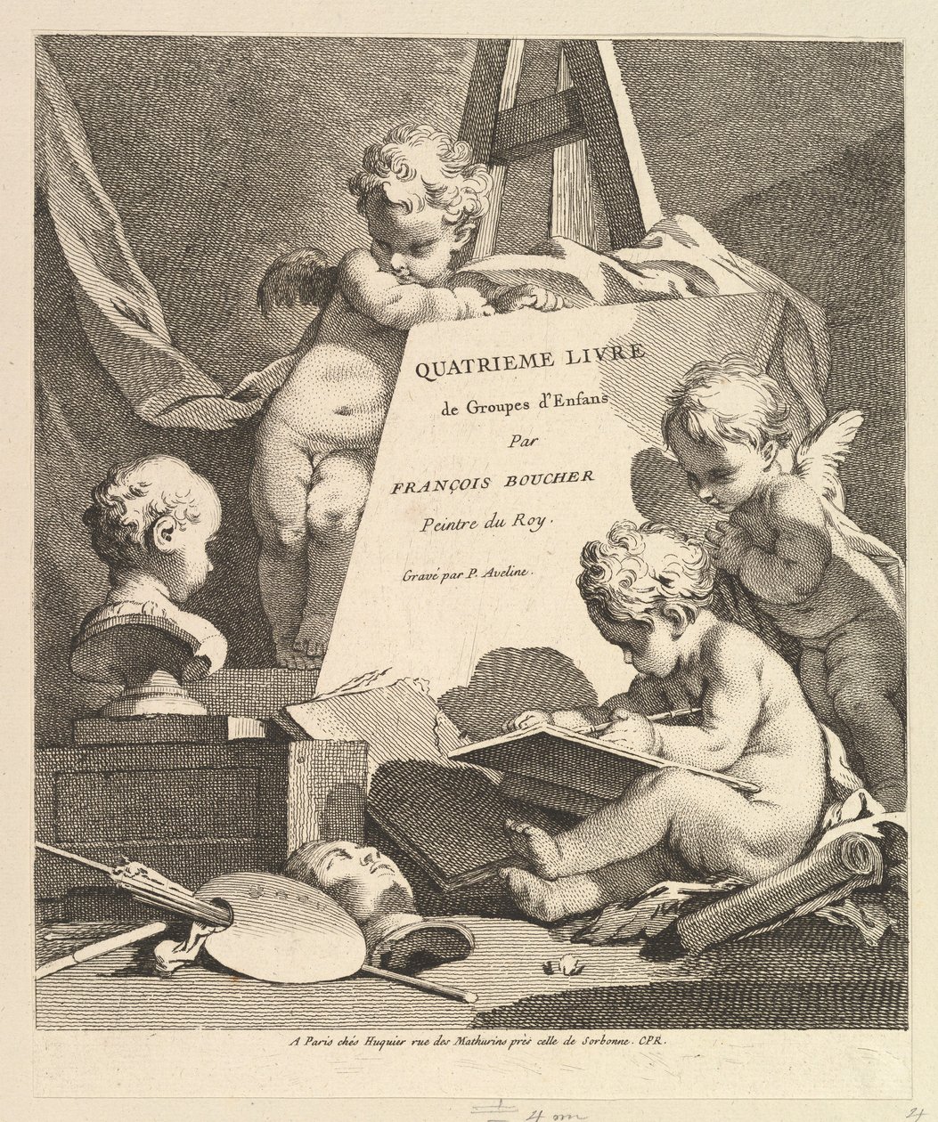 Etukappale, 1727-60. tekijältä Pierre Alexandre Aveline