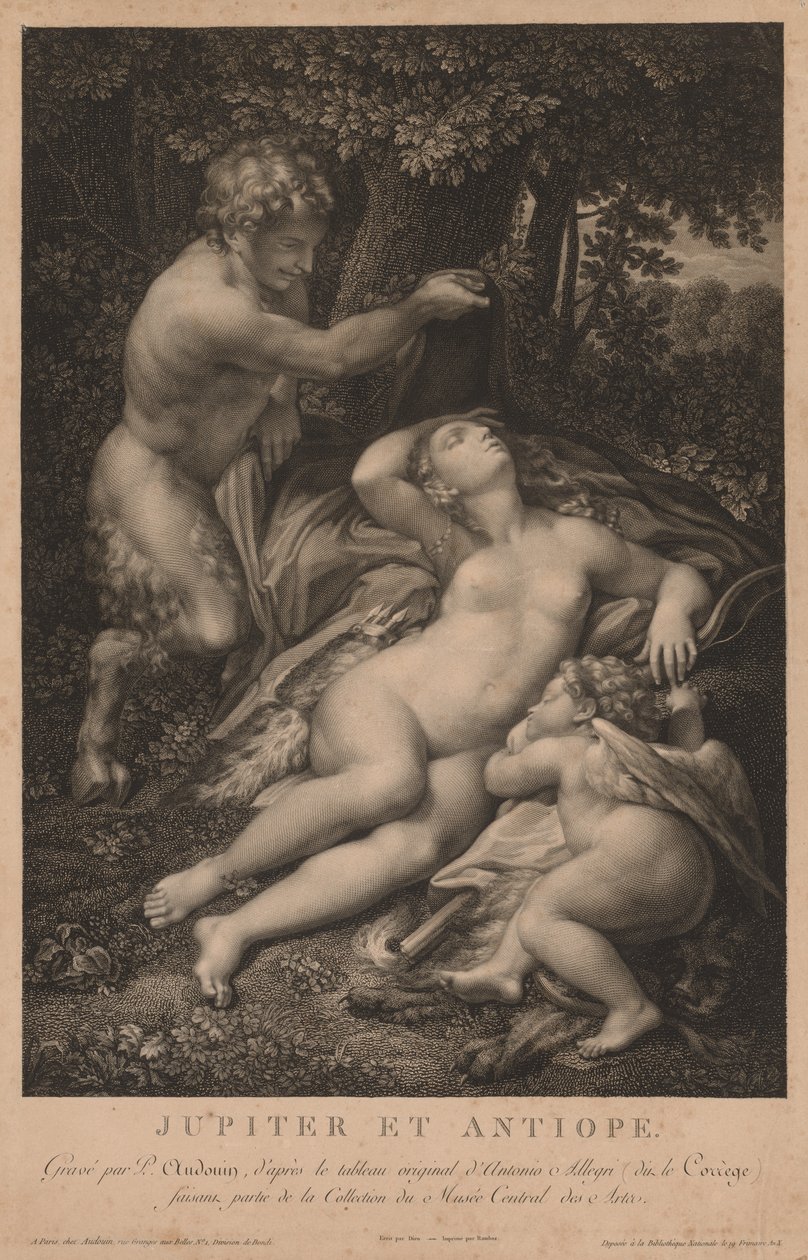 Jupiter ja Antiope tekijältä Pierre Audouin