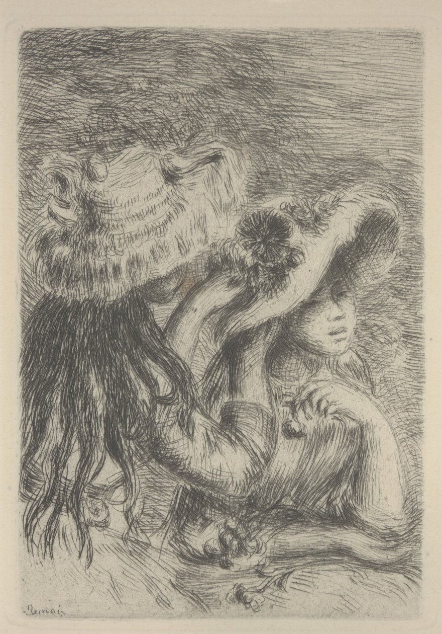 Hatun järjestäminen tekijältä Pierre Auguste Renoir