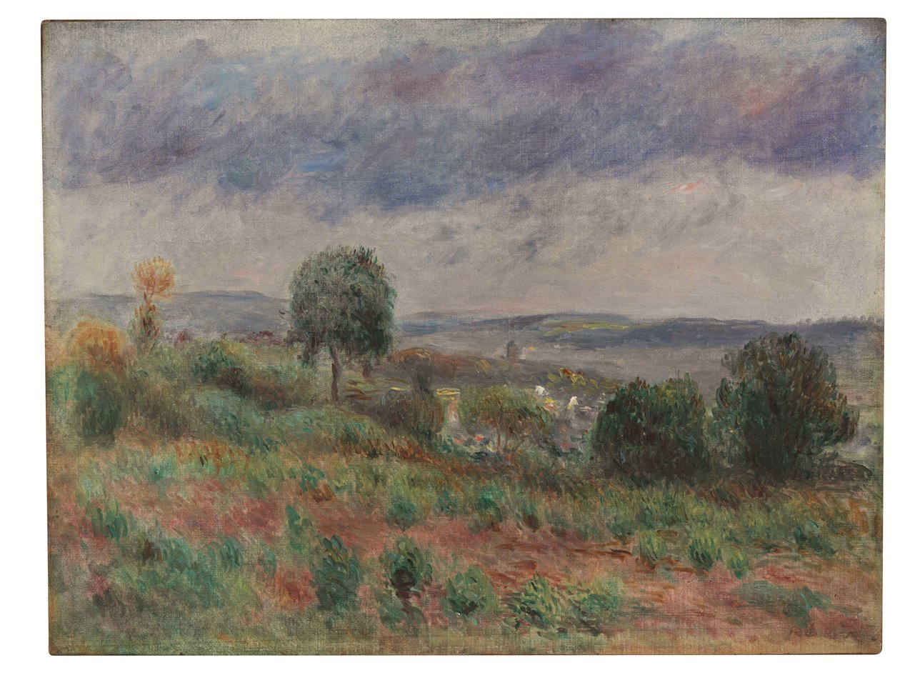 Auvers-sur-Oise, n. 1901 (öljy kankaalle) tekijältä Pierre Auguste Renoir
