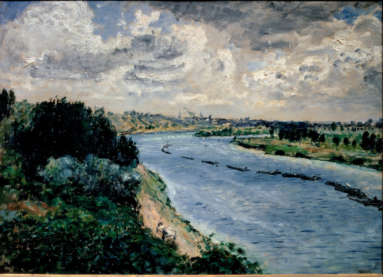 Proomut Seinen varrella tekijältä Pierre Auguste Renoir