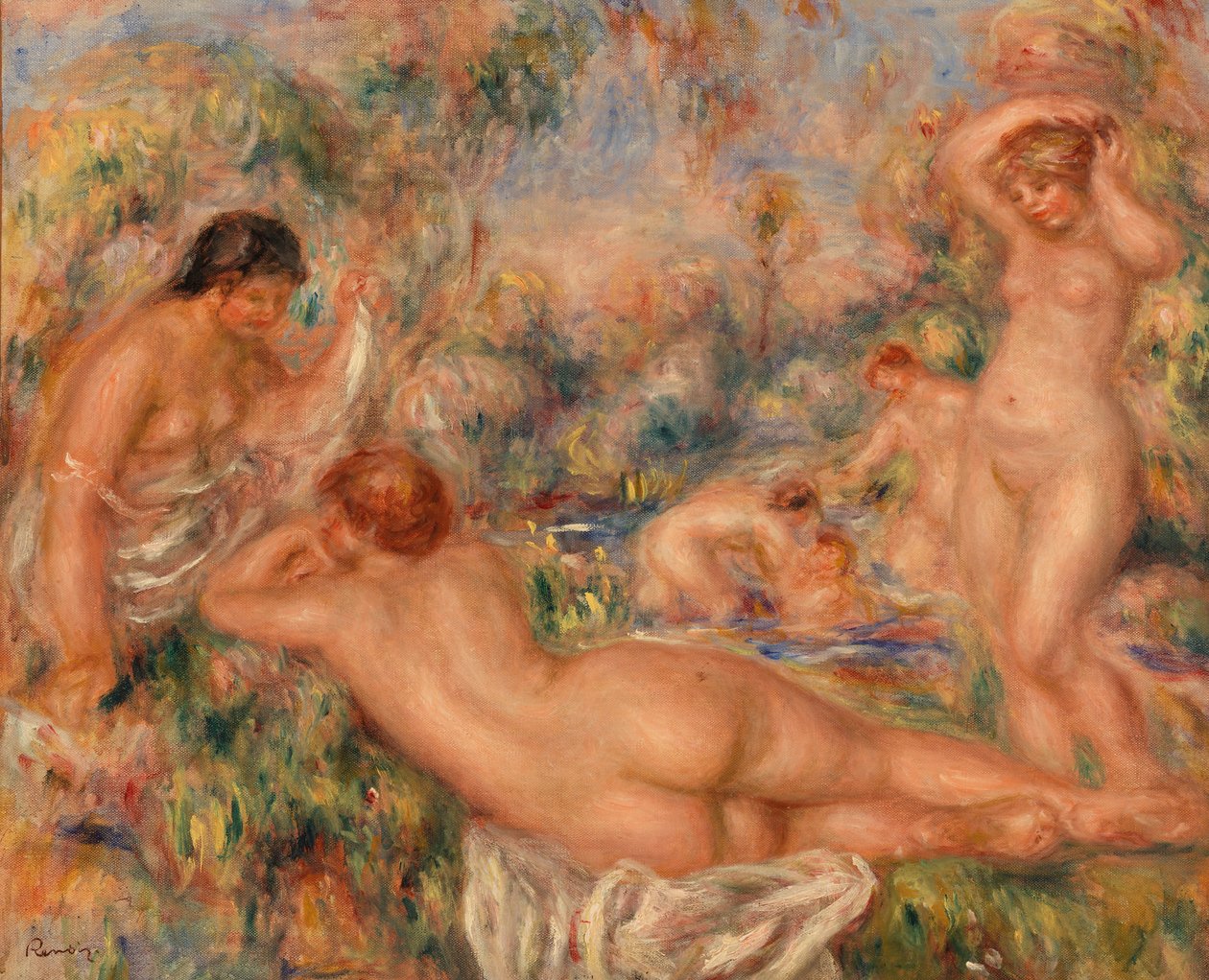 Uimarit tekijältä Pierre Auguste Renoir