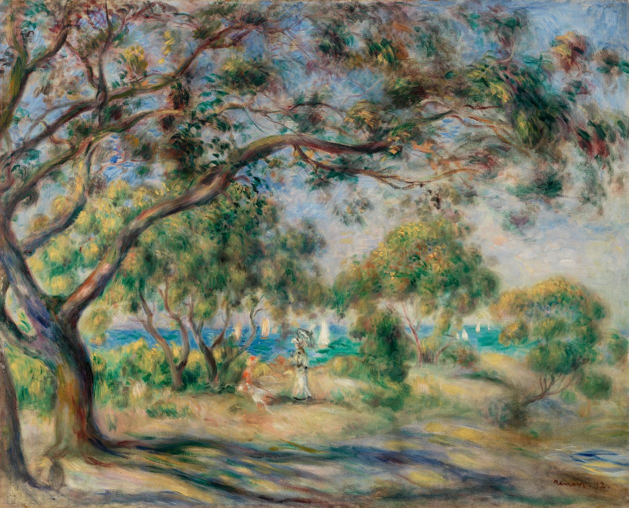 Tuolin puu (Noirmoutier) tekijältä Pierre Auguste Renoir
