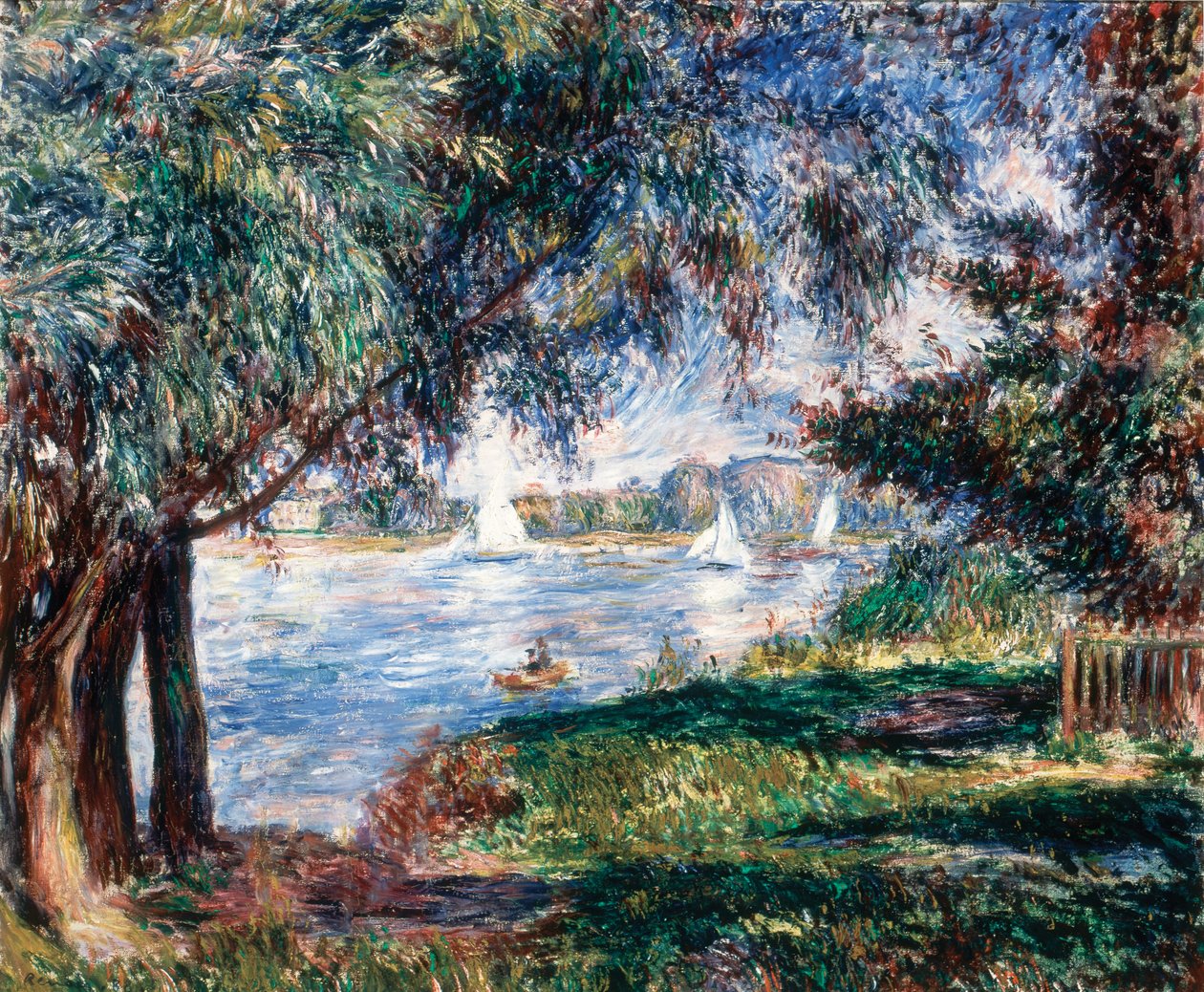 Bougival, 1888. tekijältä Pierre Auguste Renoir
