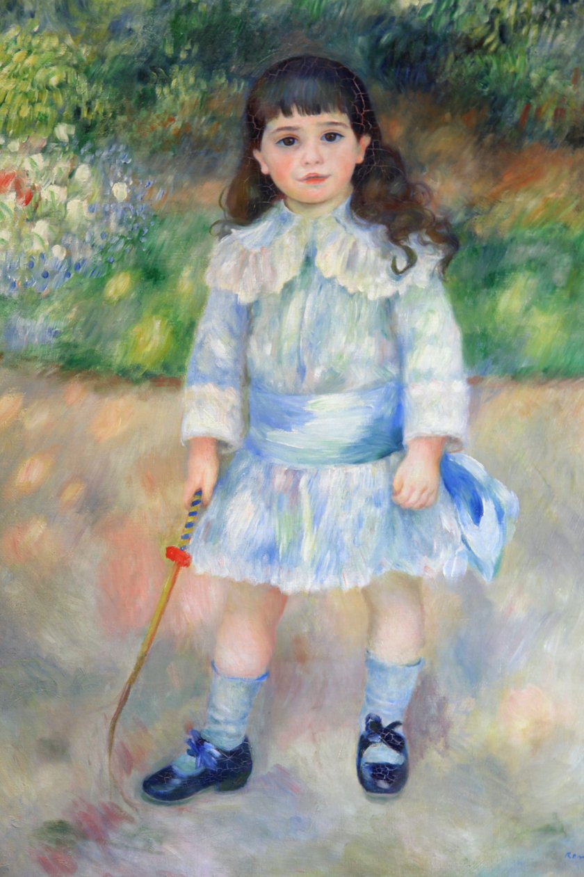 "Lapsi piiskalla", 1885 tekijältä Pierre Auguste Renoir
