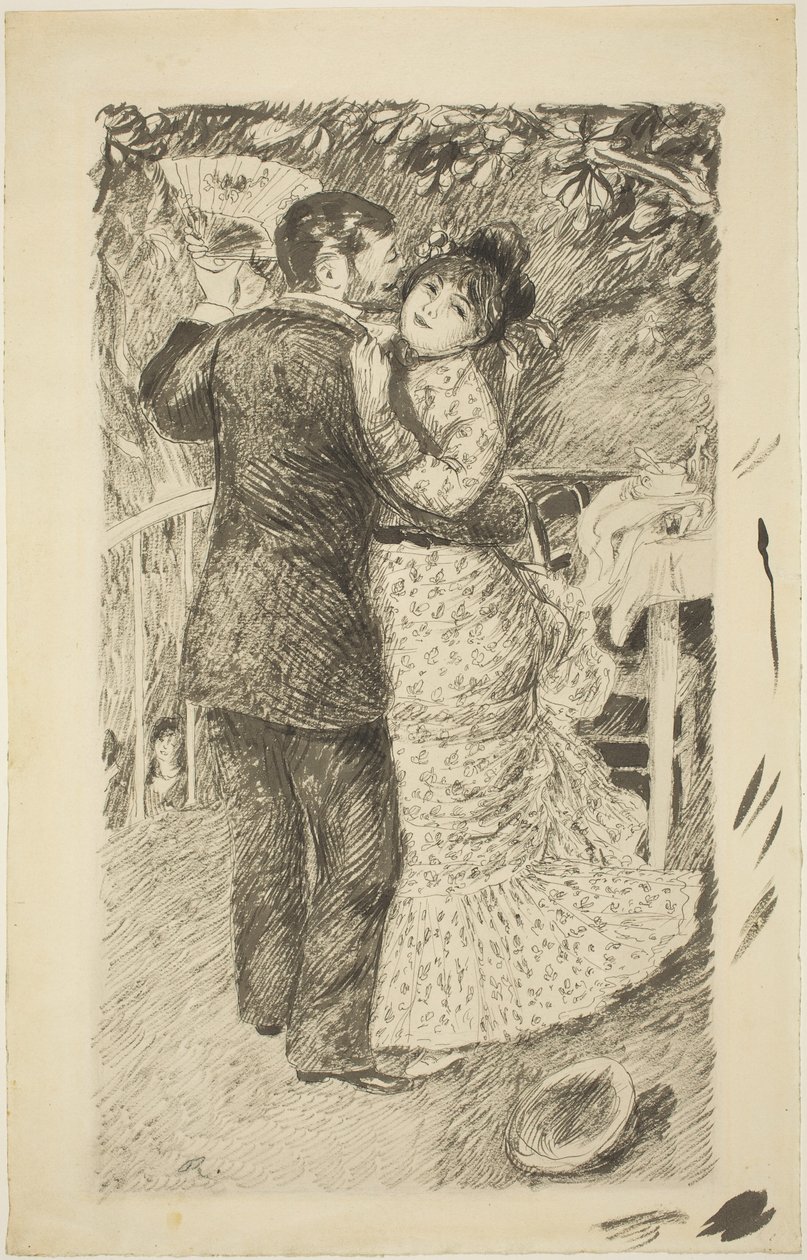 Tanssia maalla, 1883. tekijältä Pierre Auguste Renoir