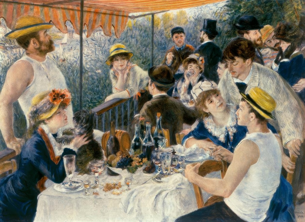 Frühstück der Ruderer tekijältä Pierre Auguste Renoir