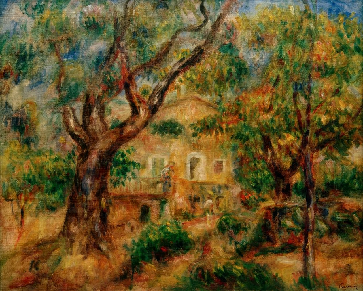 La Ferme aux Collettes tekijältä Pierre Auguste Renoir