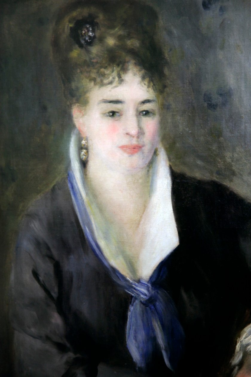 "Lady in Black", 1876. tekijältä Pierre Auguste Renoir