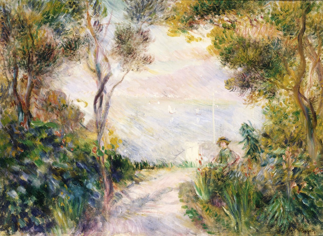 Maisema, polun loppu tekijältä Pierre Auguste Renoir