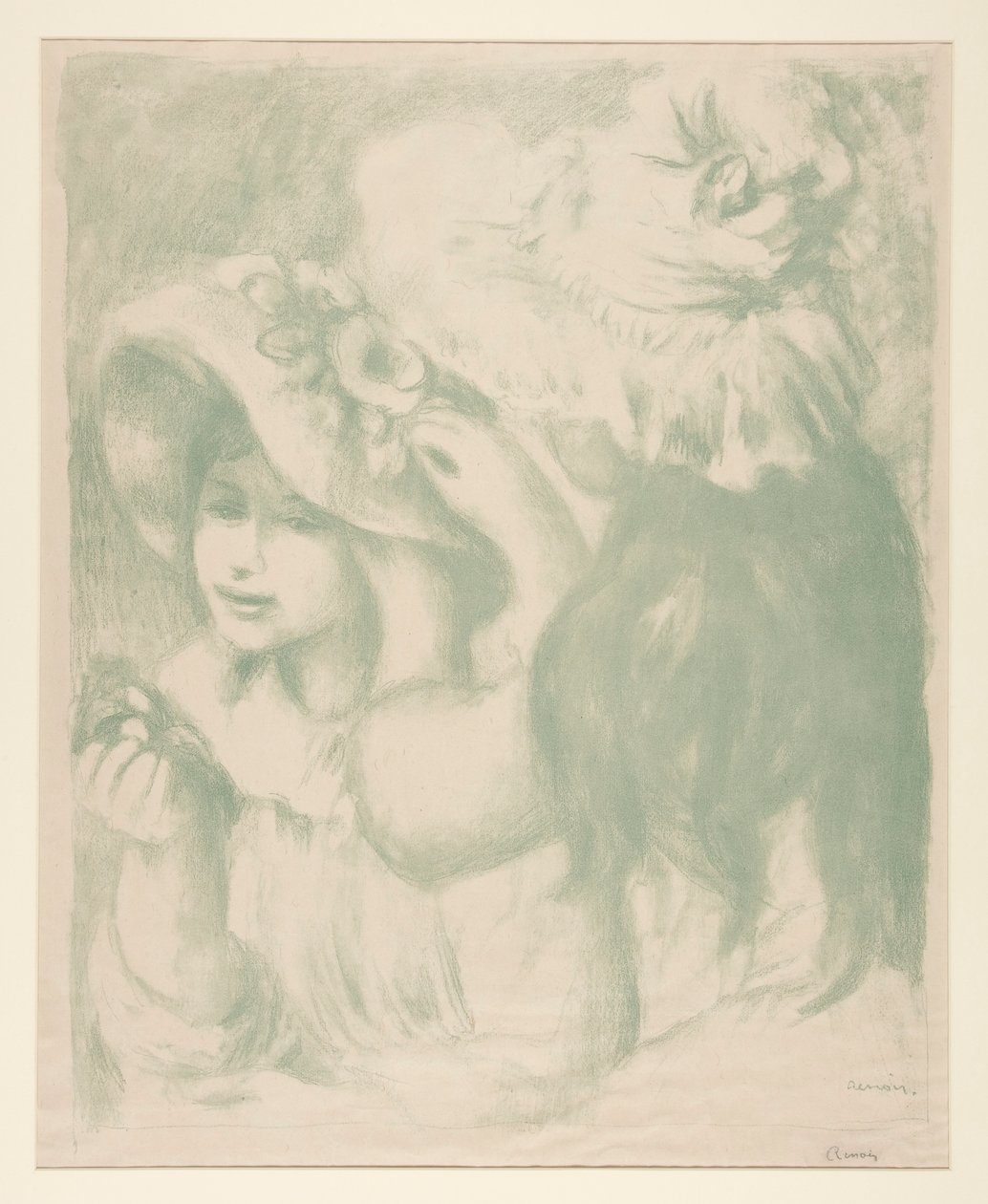 Le Chapeau ?pingl? (Kiinnitetty hattu) tekijältä Pierre Auguste Renoir