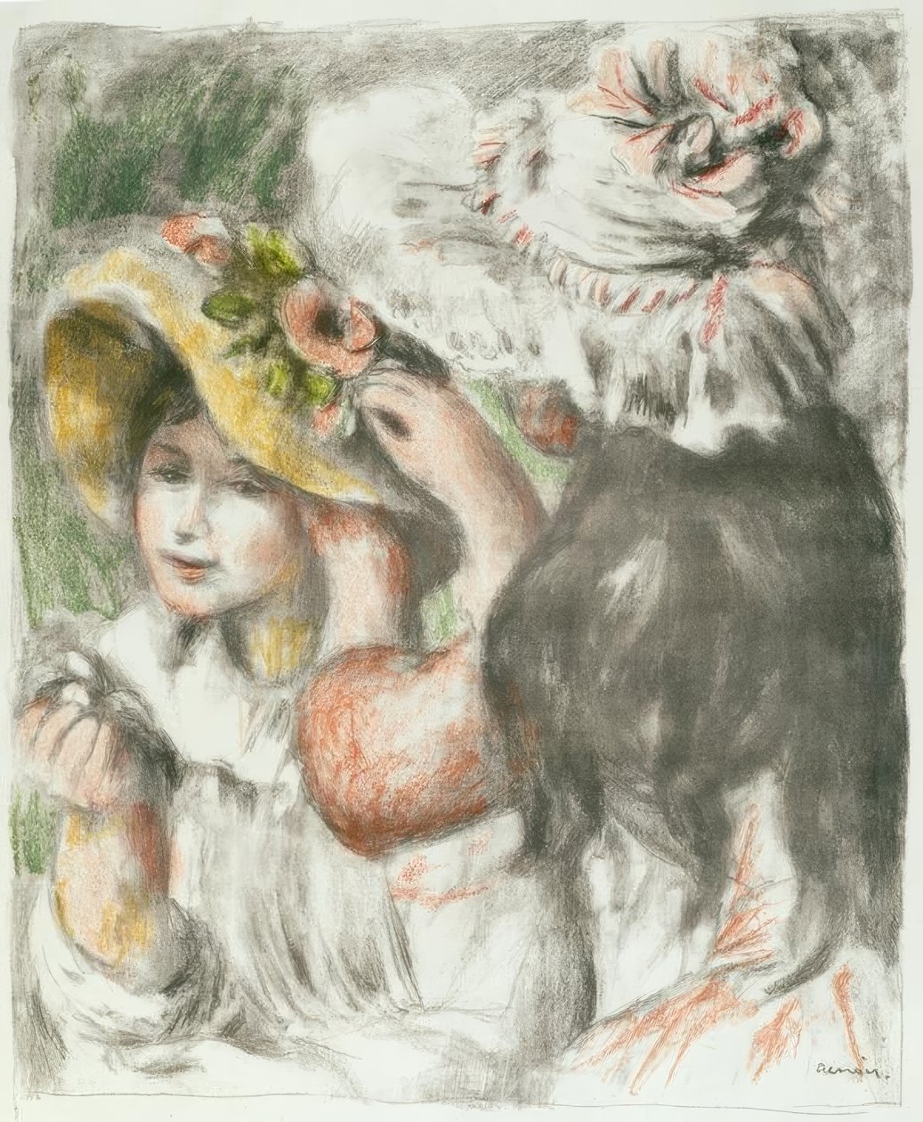 Le chapeau épinglé tekijältä Pierre Auguste Renoir