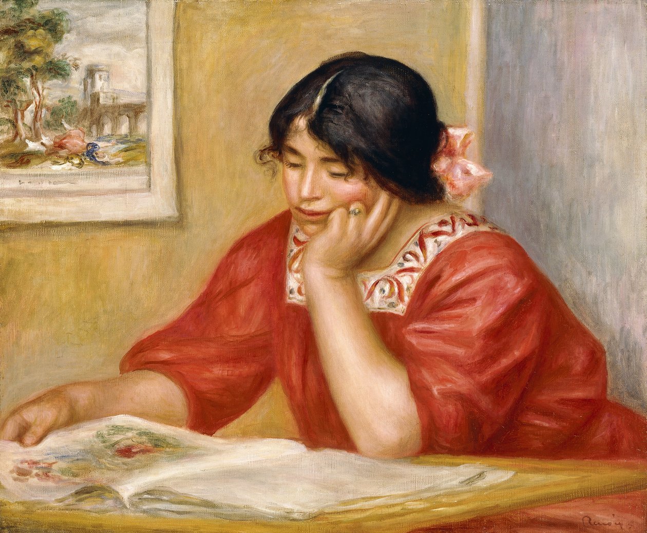 Leontine Reading, 1909 tekijältä Pierre Auguste Renoir