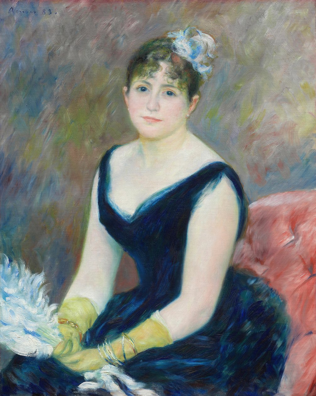 Madame Léon Clapisson, 1883. tekijältä Pierre Auguste Renoir