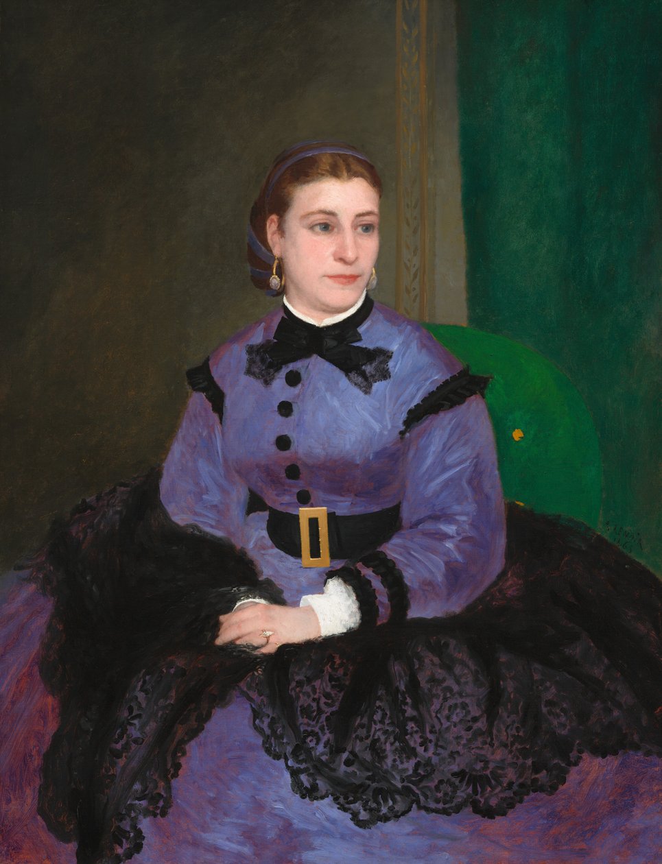 Neiti Sicot, 1865. tekijältä Pierre Auguste Renoir