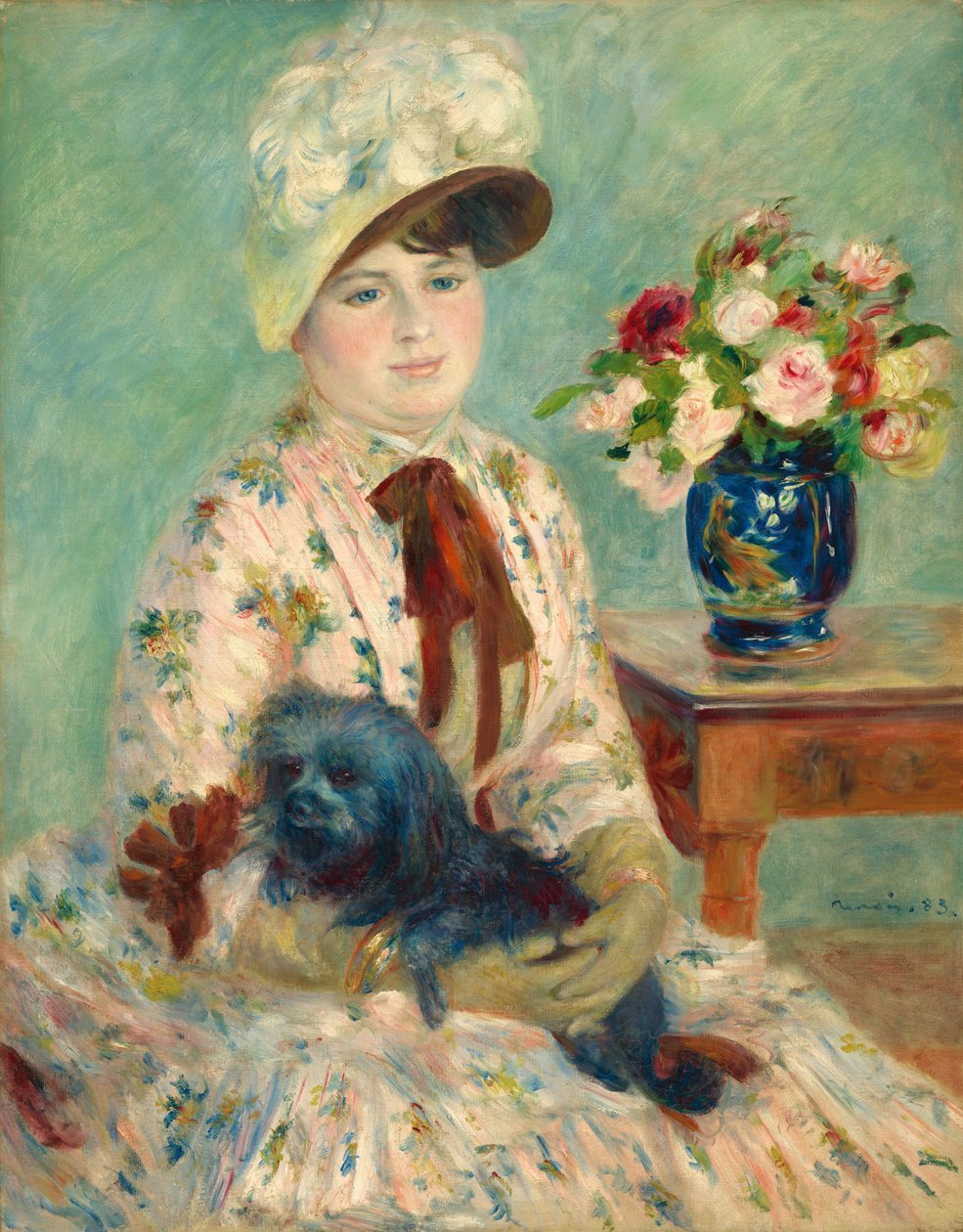 Neiti Charlotte Berthier, 1883. tekijältä Pierre Auguste Renoir