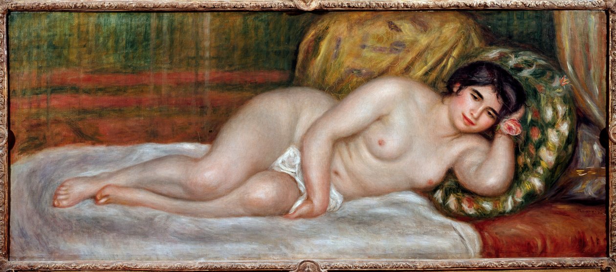 Alaston naisen sohva (Gabrielle) tekijältä Pierre Auguste Renoir