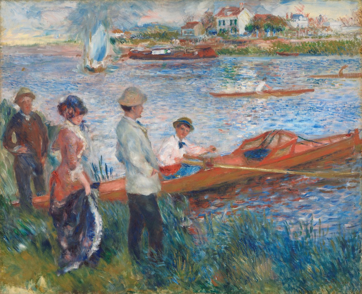 Soutajat Chatoussa, 1879. tekijältä Pierre Auguste Renoir