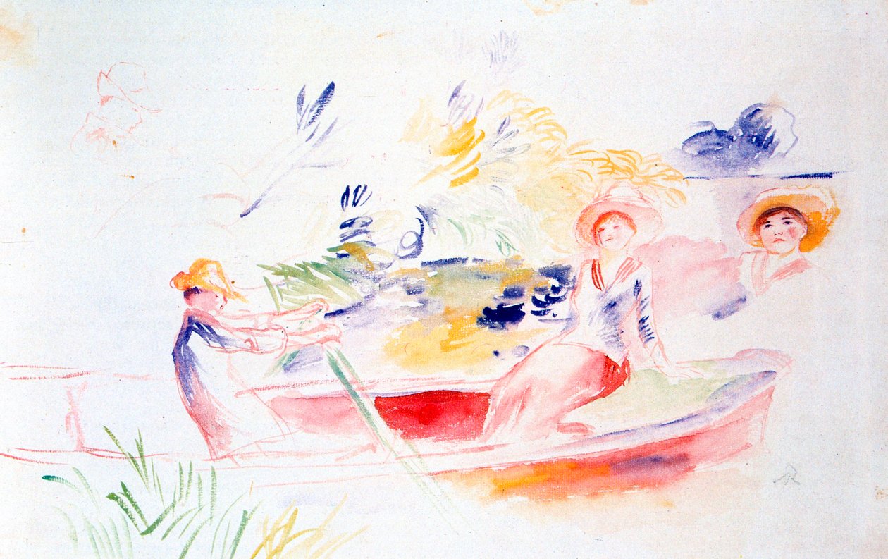 Joen rannalla, 1900-luku tekijältä Pierre Auguste Renoir