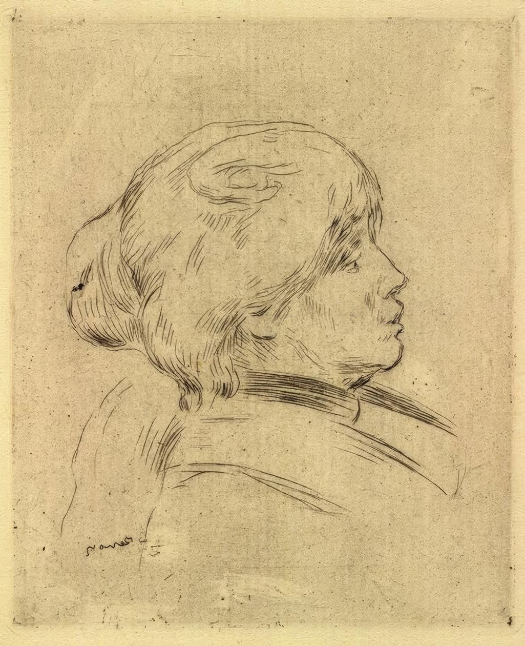 Berthe Morisotin muotokuva tekijältä Pierre Auguste Renoir
