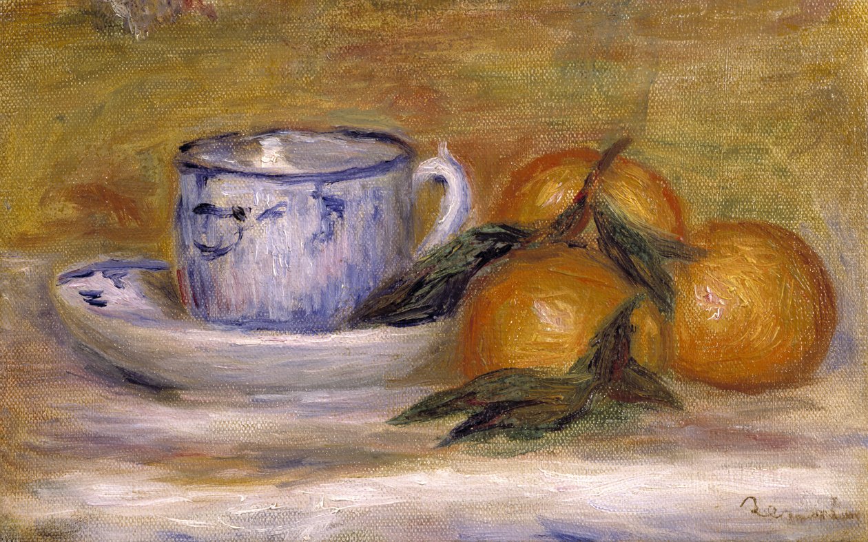 Asetelma, n. 1908 (öljy kankaalle) tekijältä Pierre Auguste Renoir