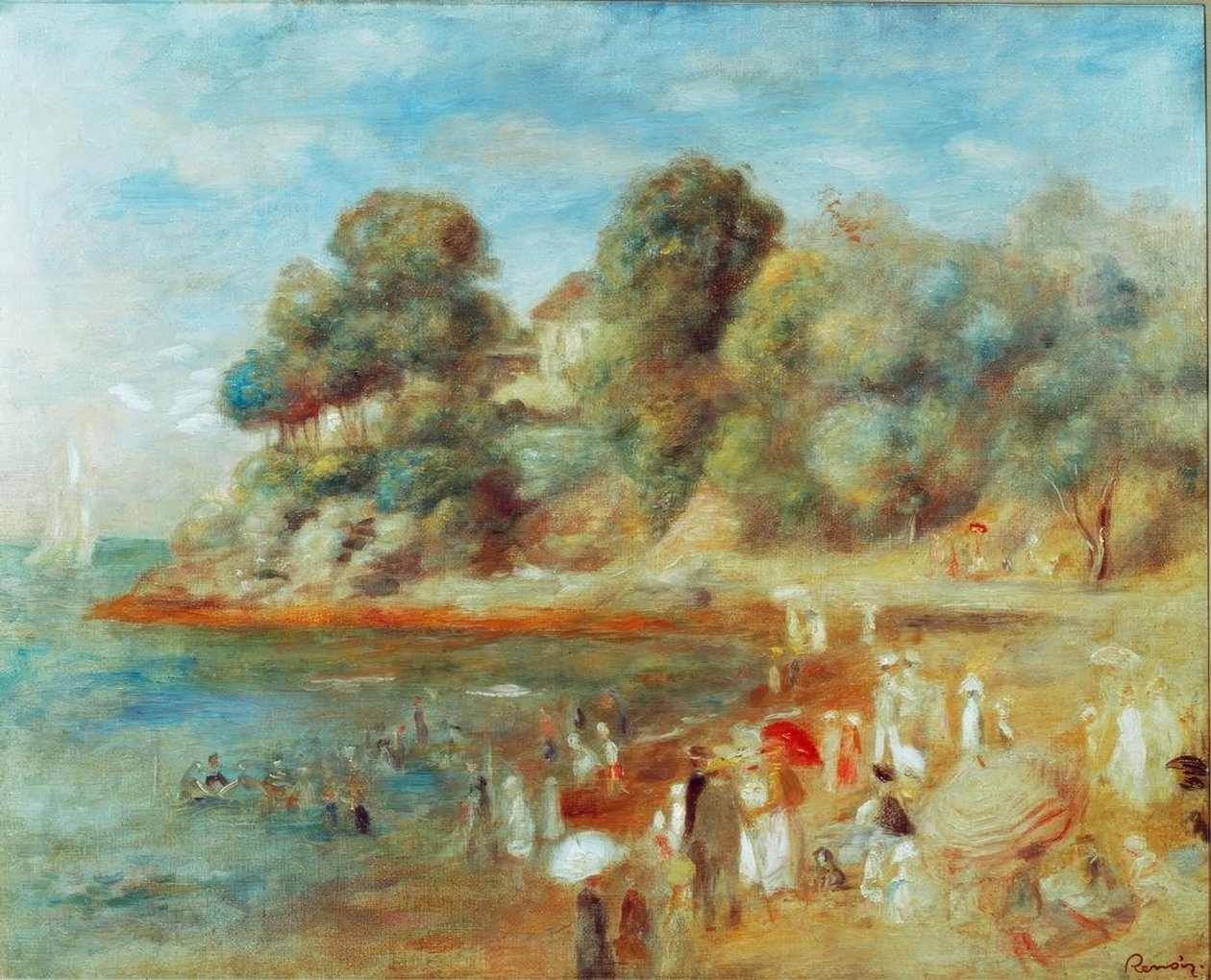 Strand bei Pornic tekijältä Pierre Auguste Renoir