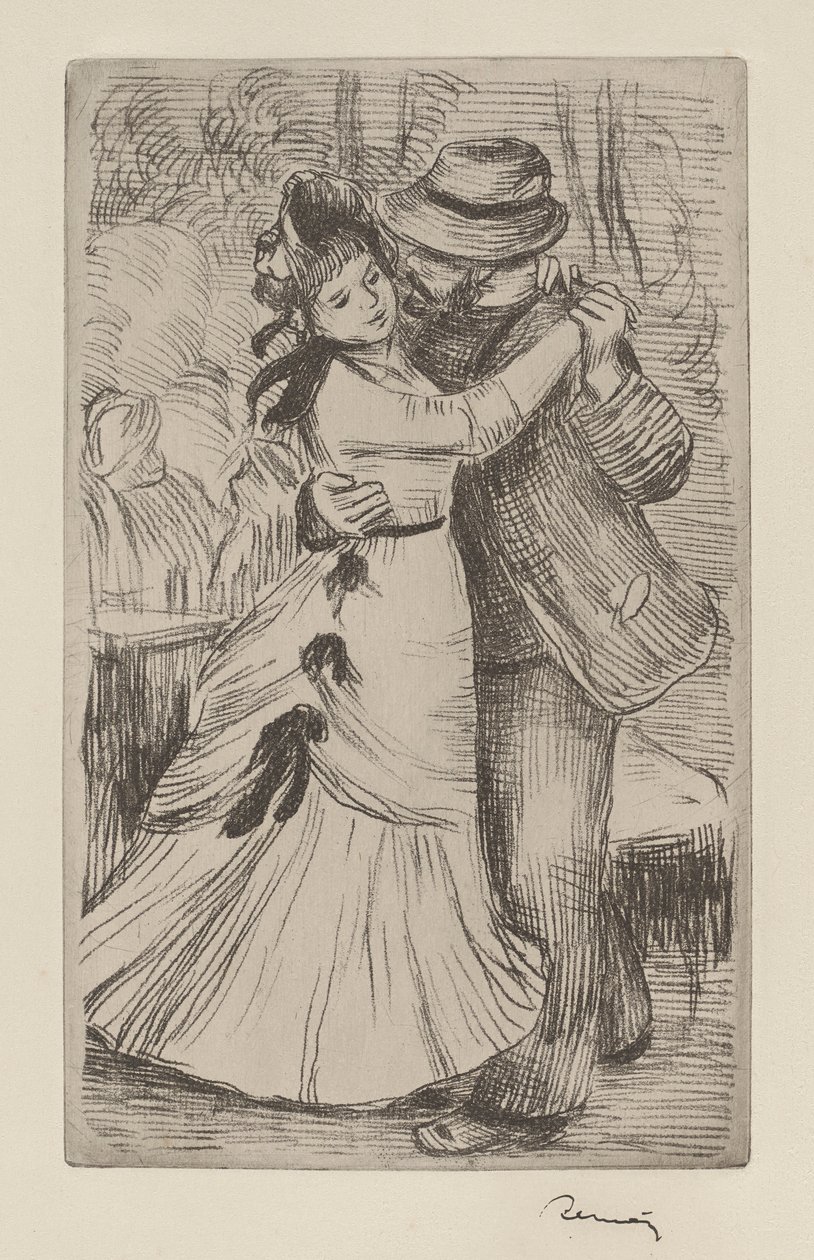 Country Dance tekijältä Pierre Auguste Renoir