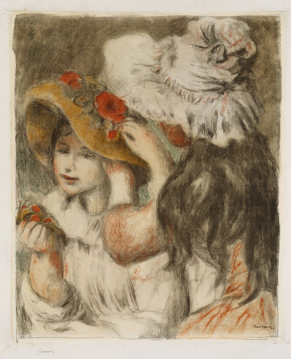 Hattuneula, n. 1897 tekijältä Pierre Auguste Renoir