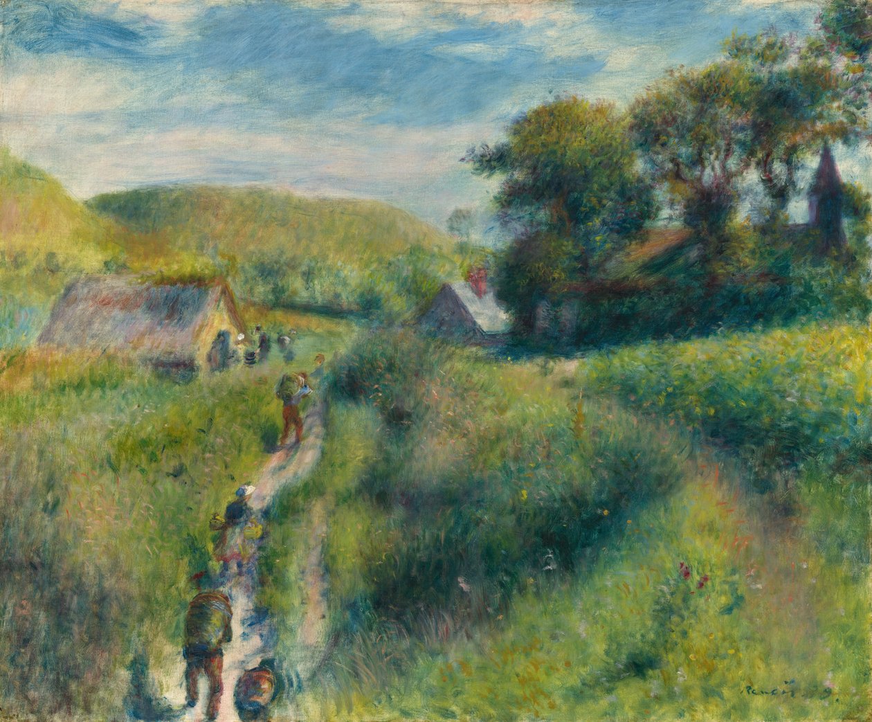 Simpukan sato, 1879. tekijältä Pierre Auguste Renoir