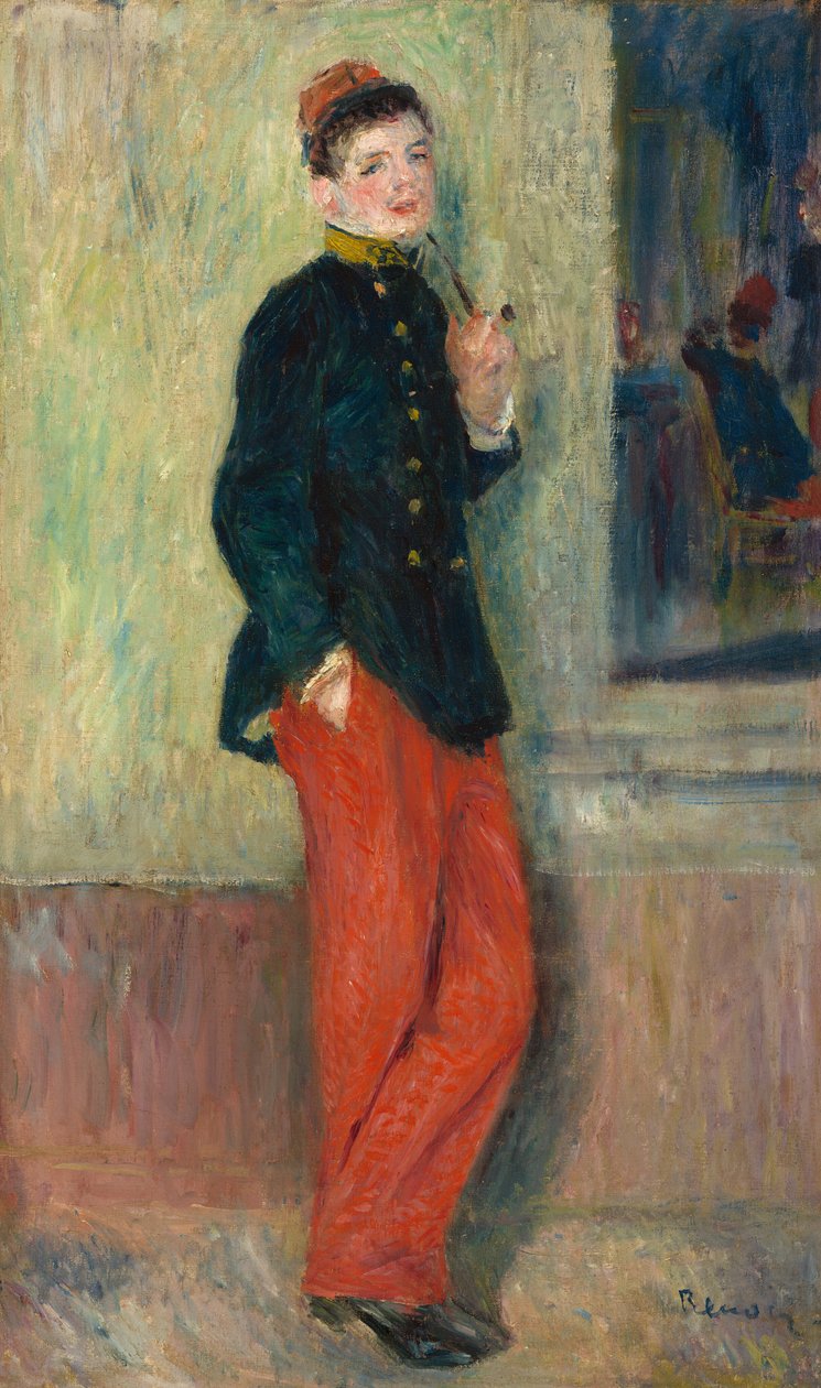 Nuori sotilas, n. 1880. tekijältä Pierre Auguste Renoir