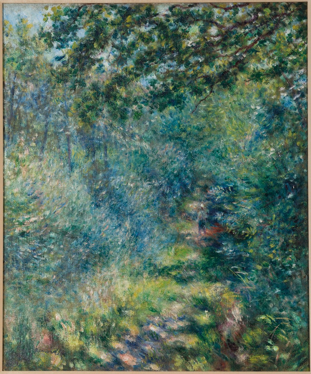 Polku metsässä, n. 1874-77 tekijältä Pierre Auguste Renoir