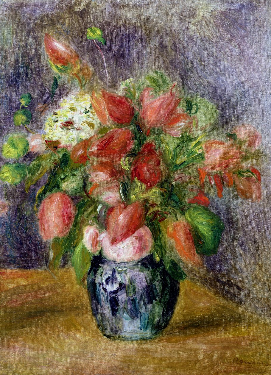 Kukkamaljakko, noin 1909 tekijältä Pierre Auguste Renoir
