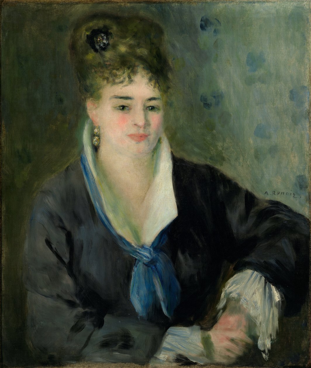 Nainen mustassa tekijältä Pierre Auguste Renoir