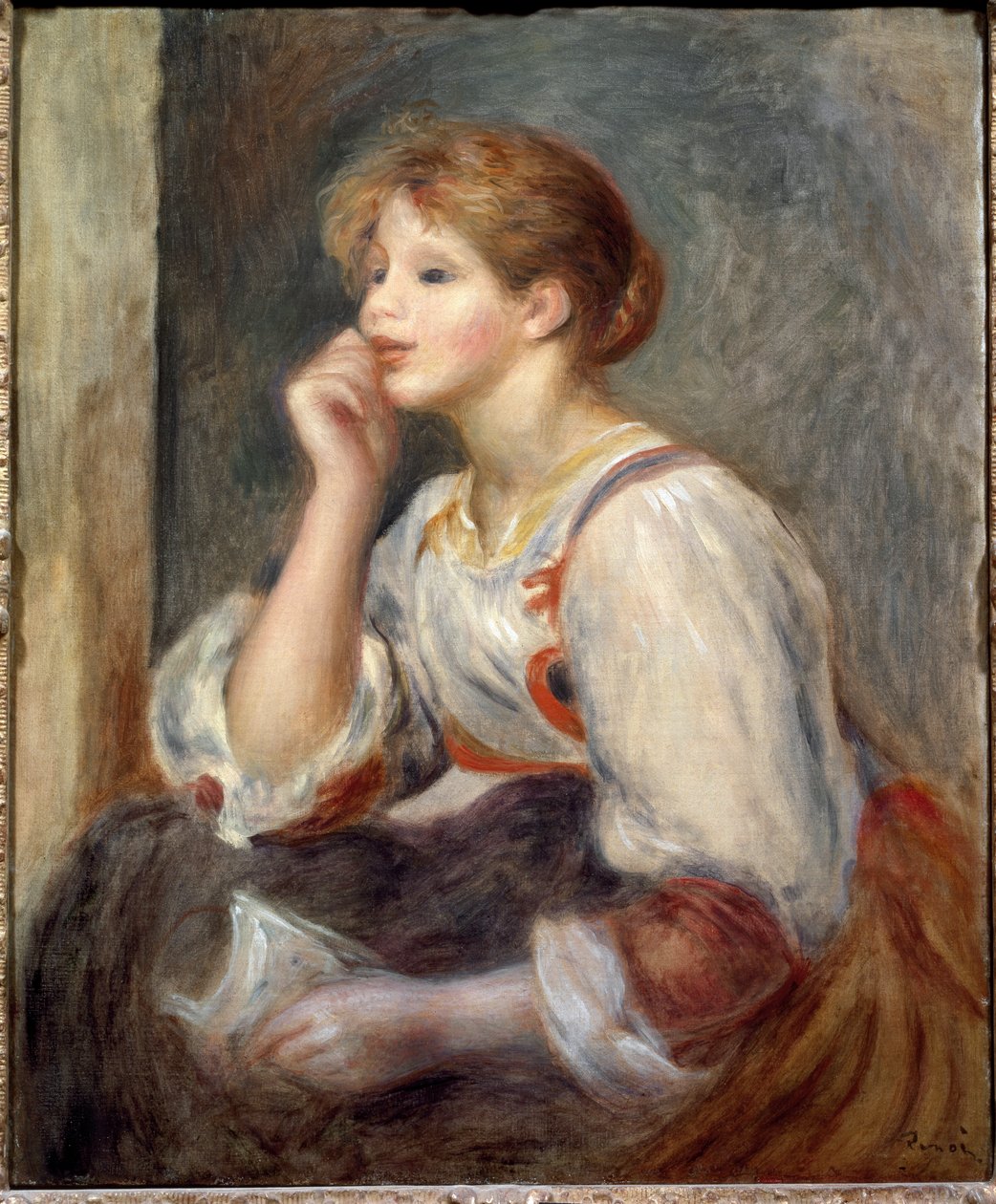 Nainen kirjeellä tekijältä Pierre Auguste Renoir