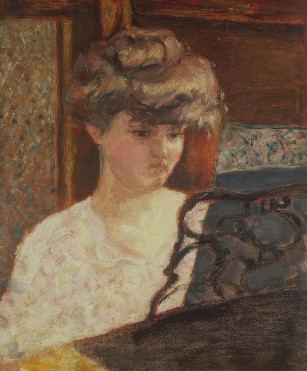 Au Piano (tehtävä). tekijältä Pierre Bonnard