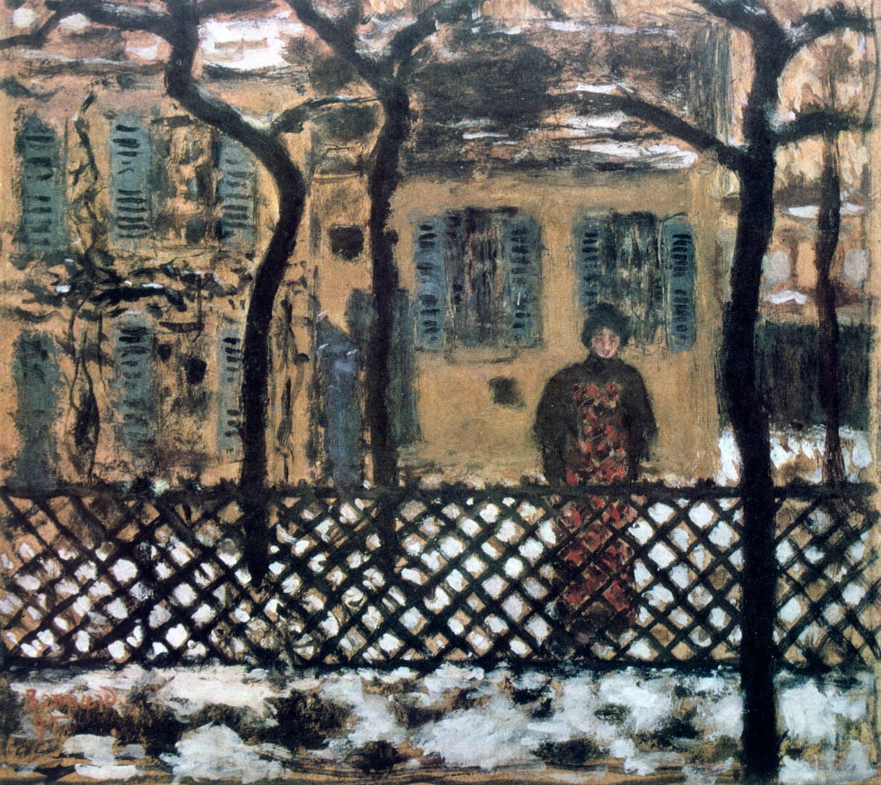 Aidan takana, c1895 tekijältä Pierre Bonnard