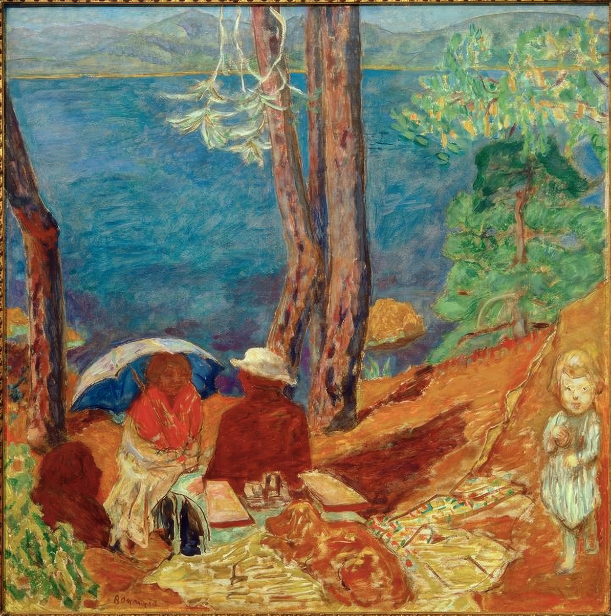 Bord du mer, sous les pins tekijältä Pierre Bonnard