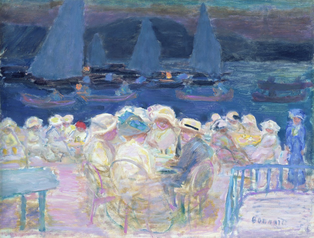 Ilta Out Of Doors, 1913 tekijältä Pierre Bonnard