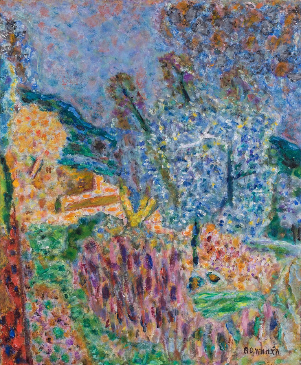 Puutarha, 1945. tekijältä Pierre Bonnard