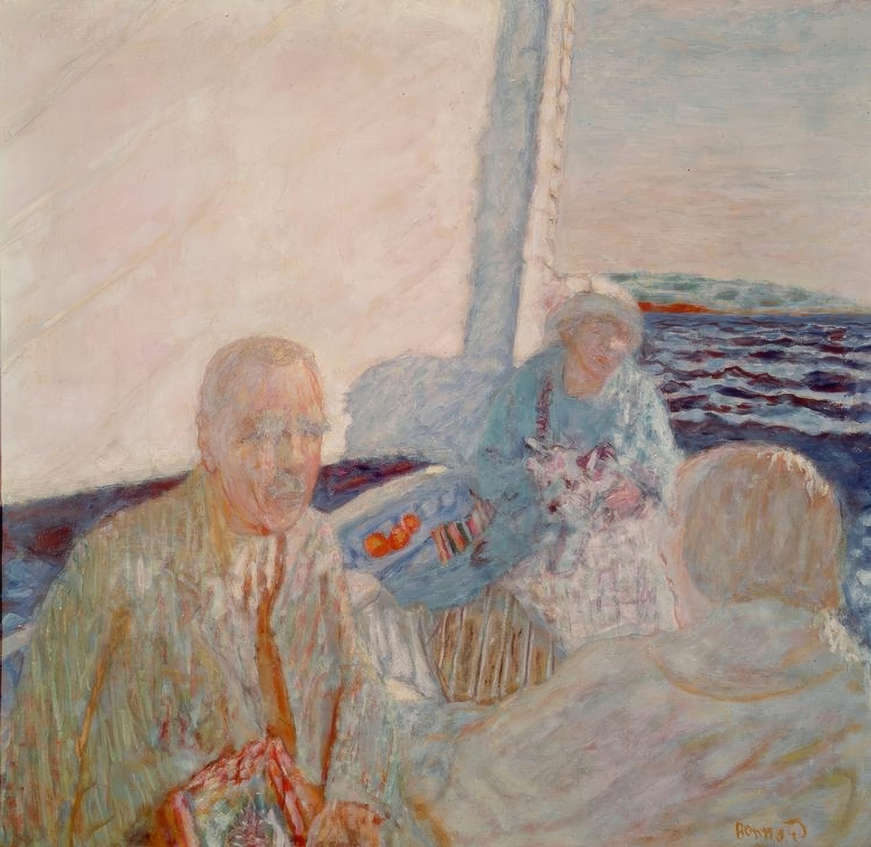 Purjeveneessä tekijältä Pierre Bonnard
