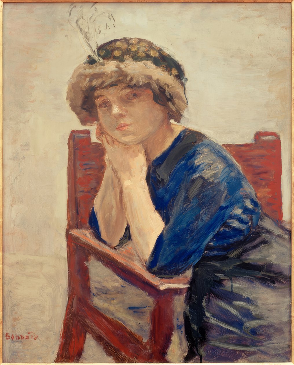 Jalohaikara nainen tekijältä Pierre Bonnard