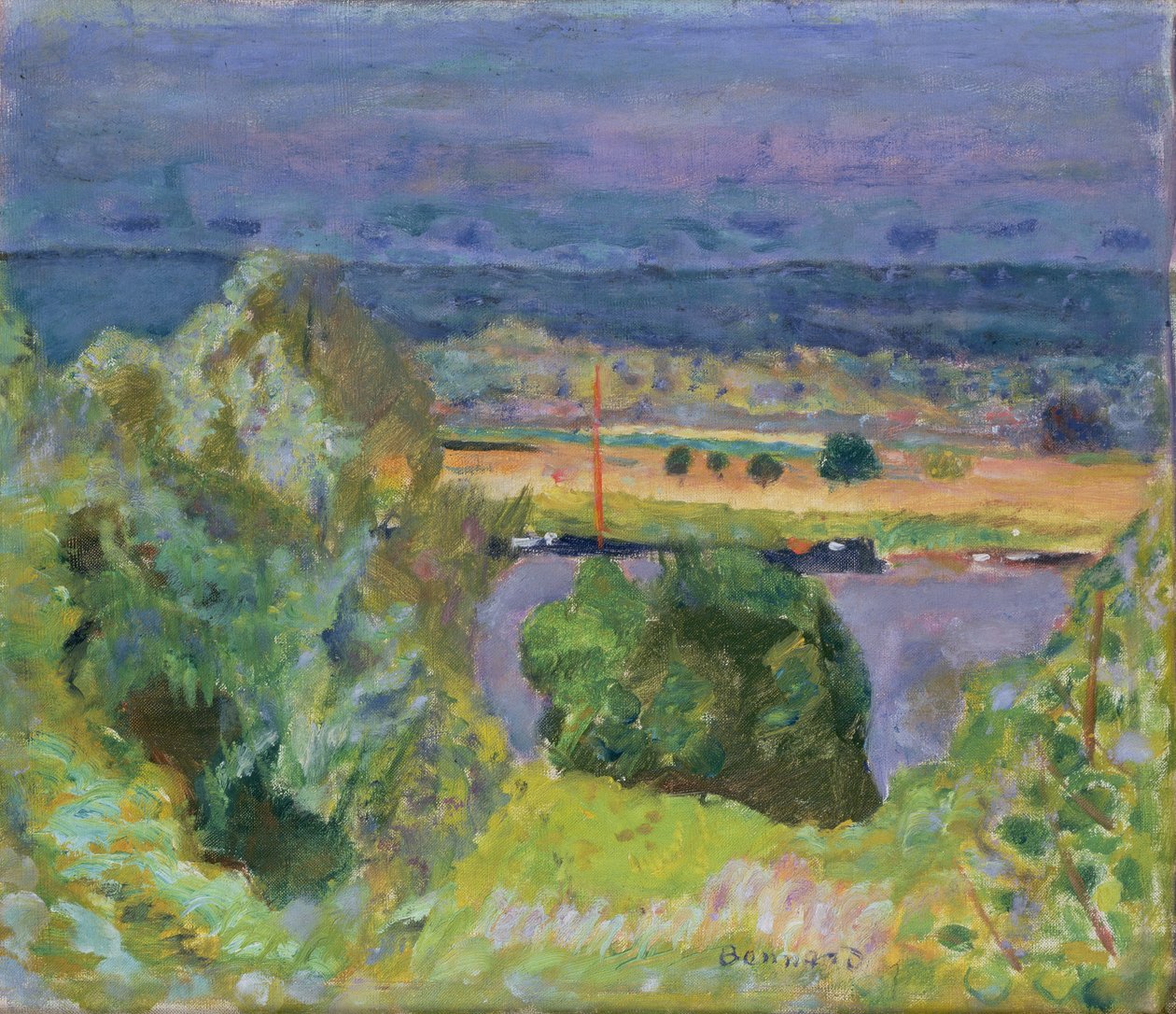 La Seine Vernonissa tekijältä Pierre Bonnard