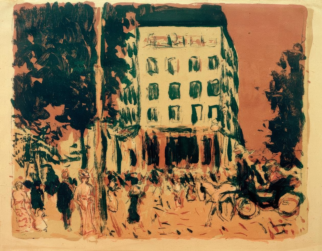 Boulevardit tekijältä Pierre Bonnard