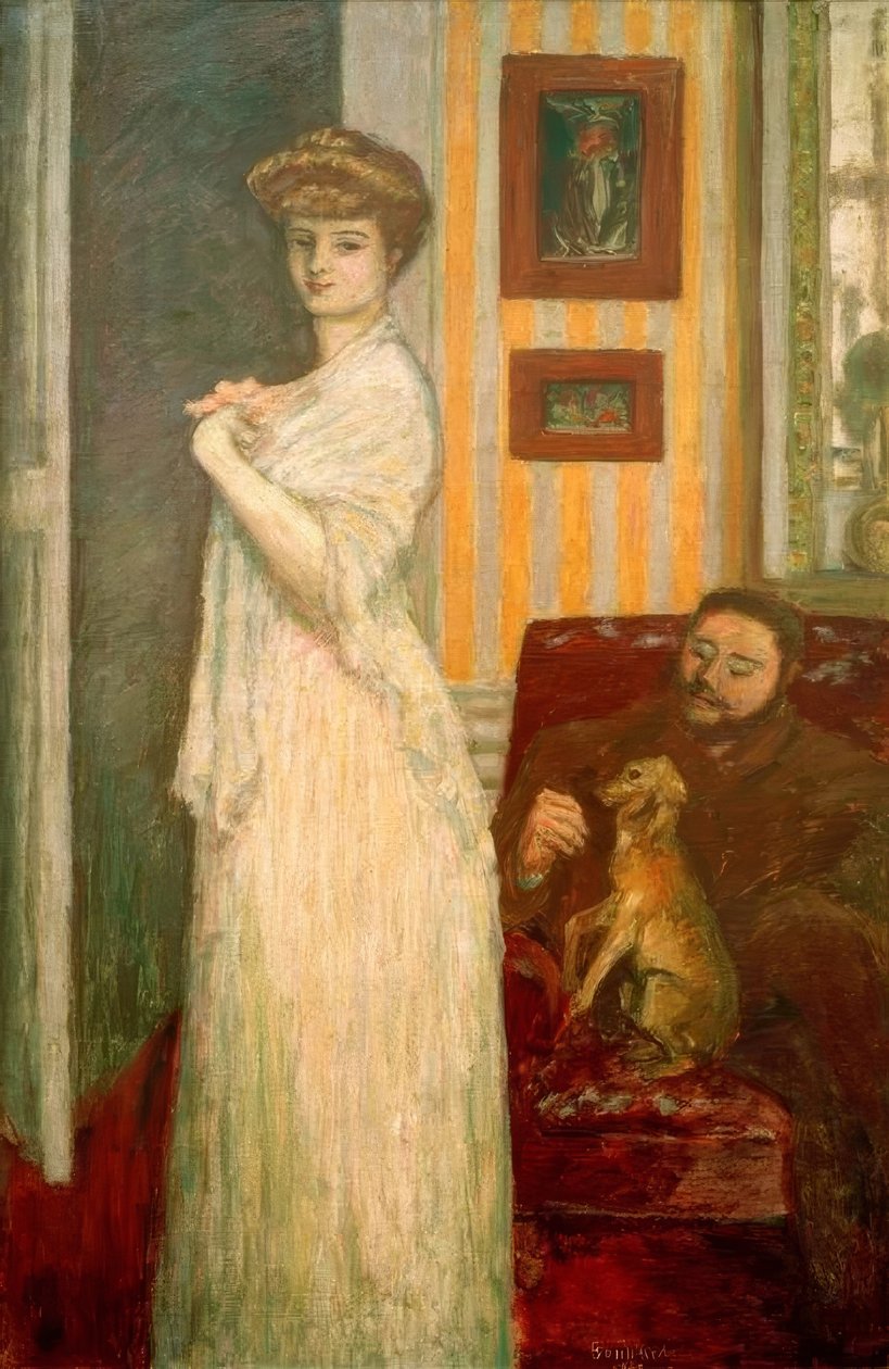 Misia Godebska ja Thadée Natanson tekijältä Pierre Bonnard