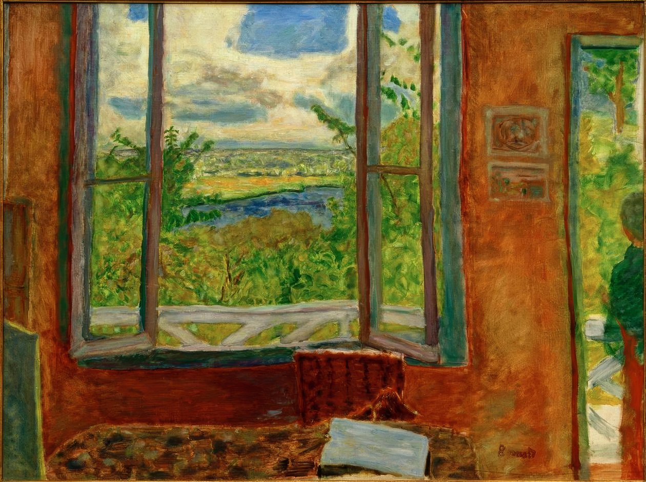 Avoin ikkuna Seinen rannalle tekijältä Pierre Bonnard