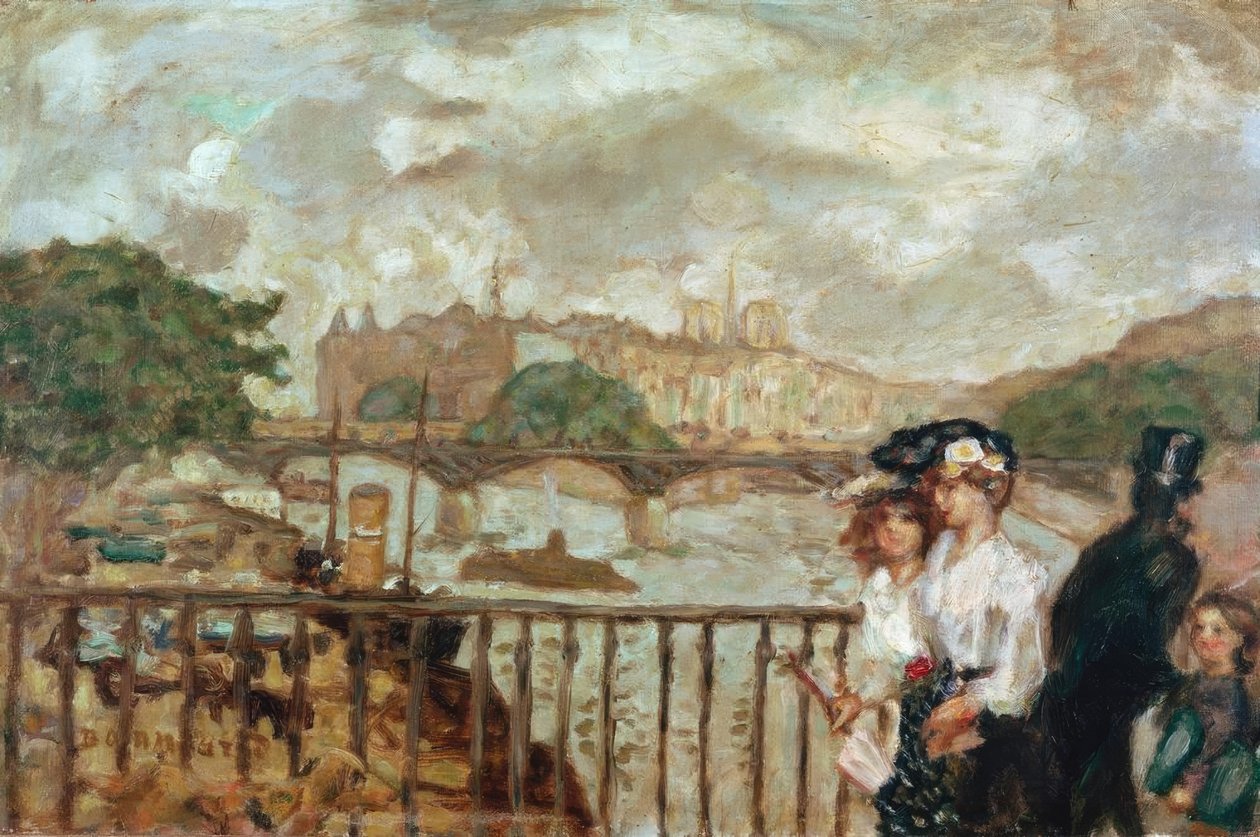 Pariisi, Pont des Arts tekijältä Pierre Bonnard