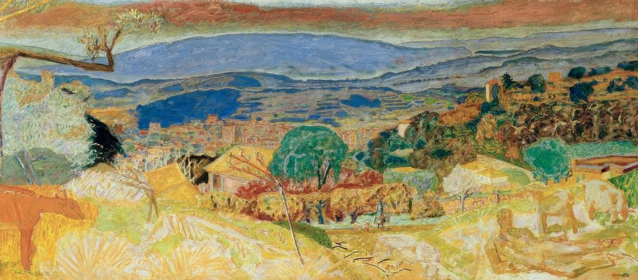 Cannet maisema tekijältä Pierre Bonnard