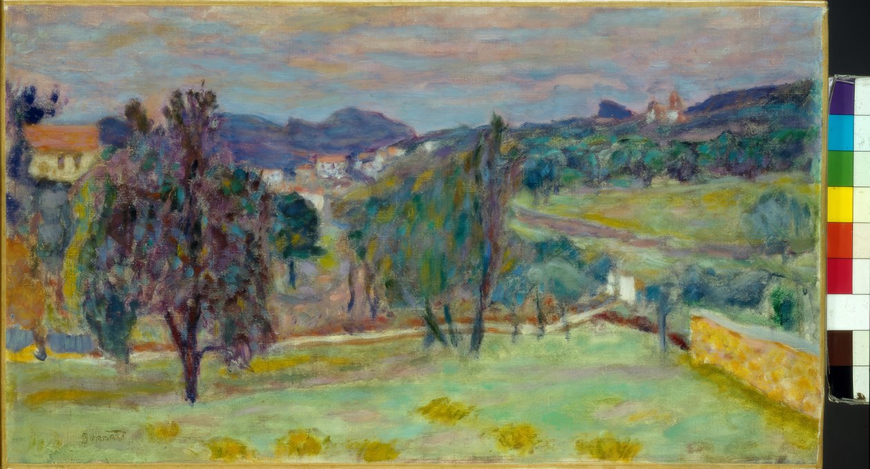 Violetti maisema, ilta tekijältä Pierre Bonnard