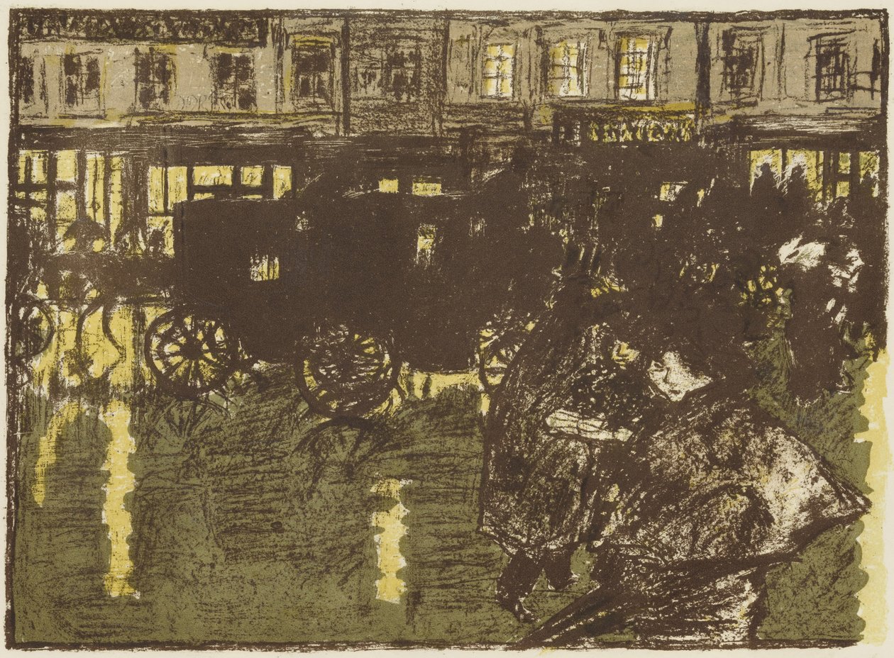Jotkut Pariisin elämän näkökohdat tekijältä Pierre Bonnard