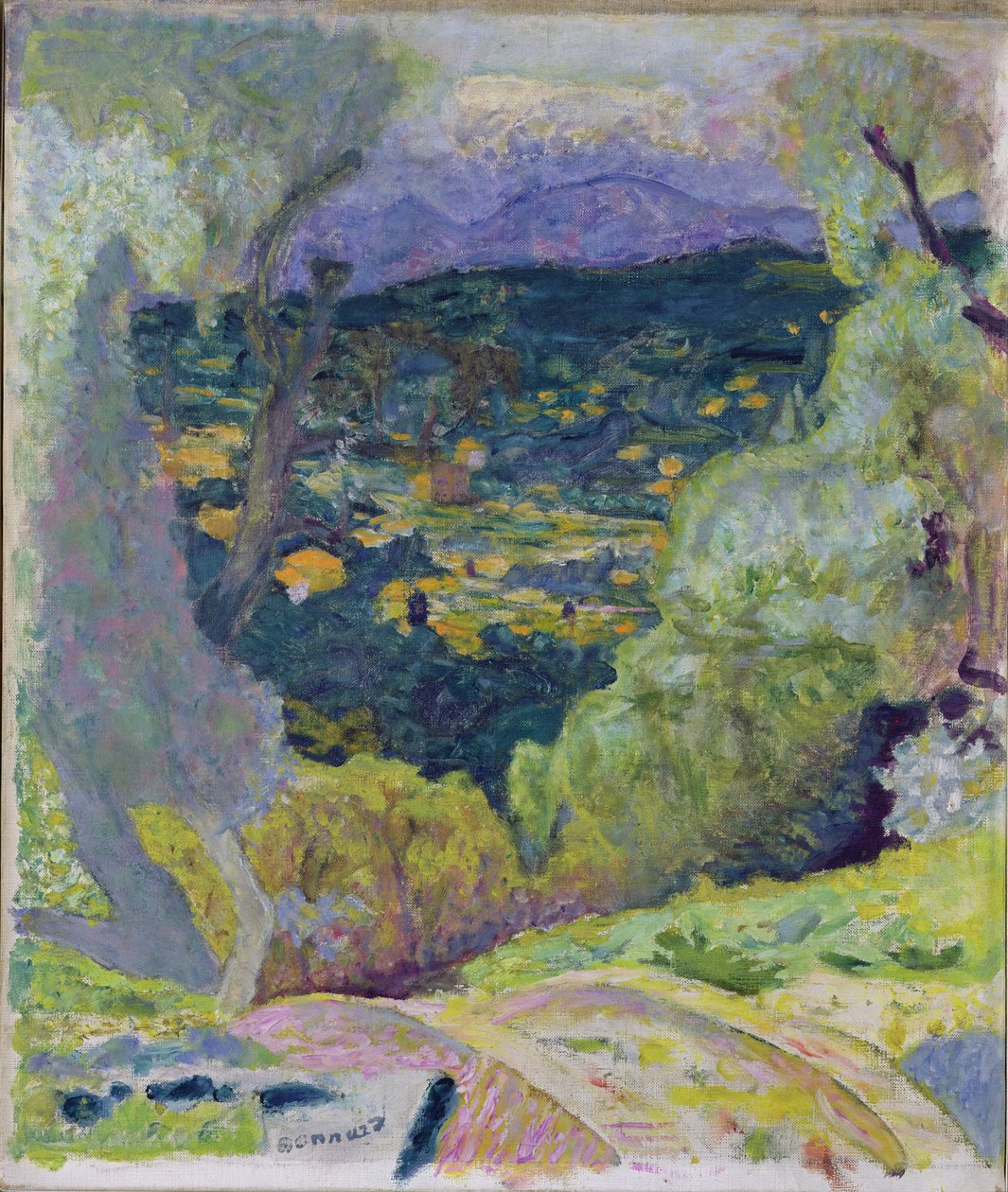 Southern Setting, Le Cannet, n. 1929 tekijältä Pierre Bonnard